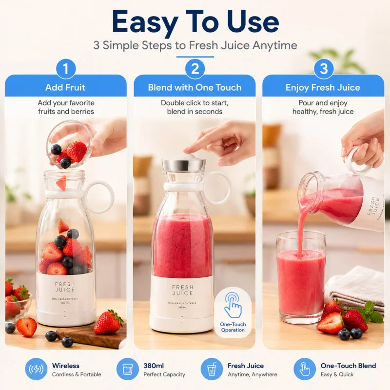 Portable Mini Juicer Cup